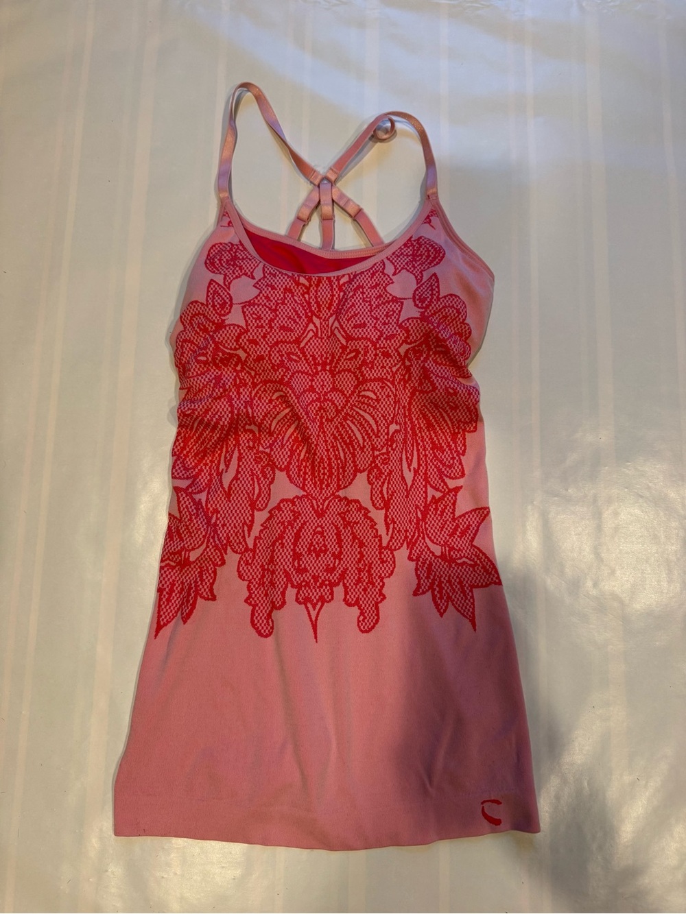 Women's Asics Athletic Tank Top - Pink - Small